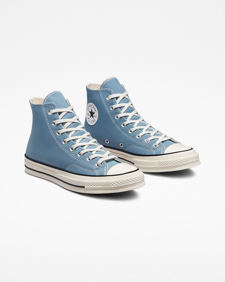 Women's Converse Chuck 70 Canvas High Top Shoes Indigo / Black | AU 069C5V